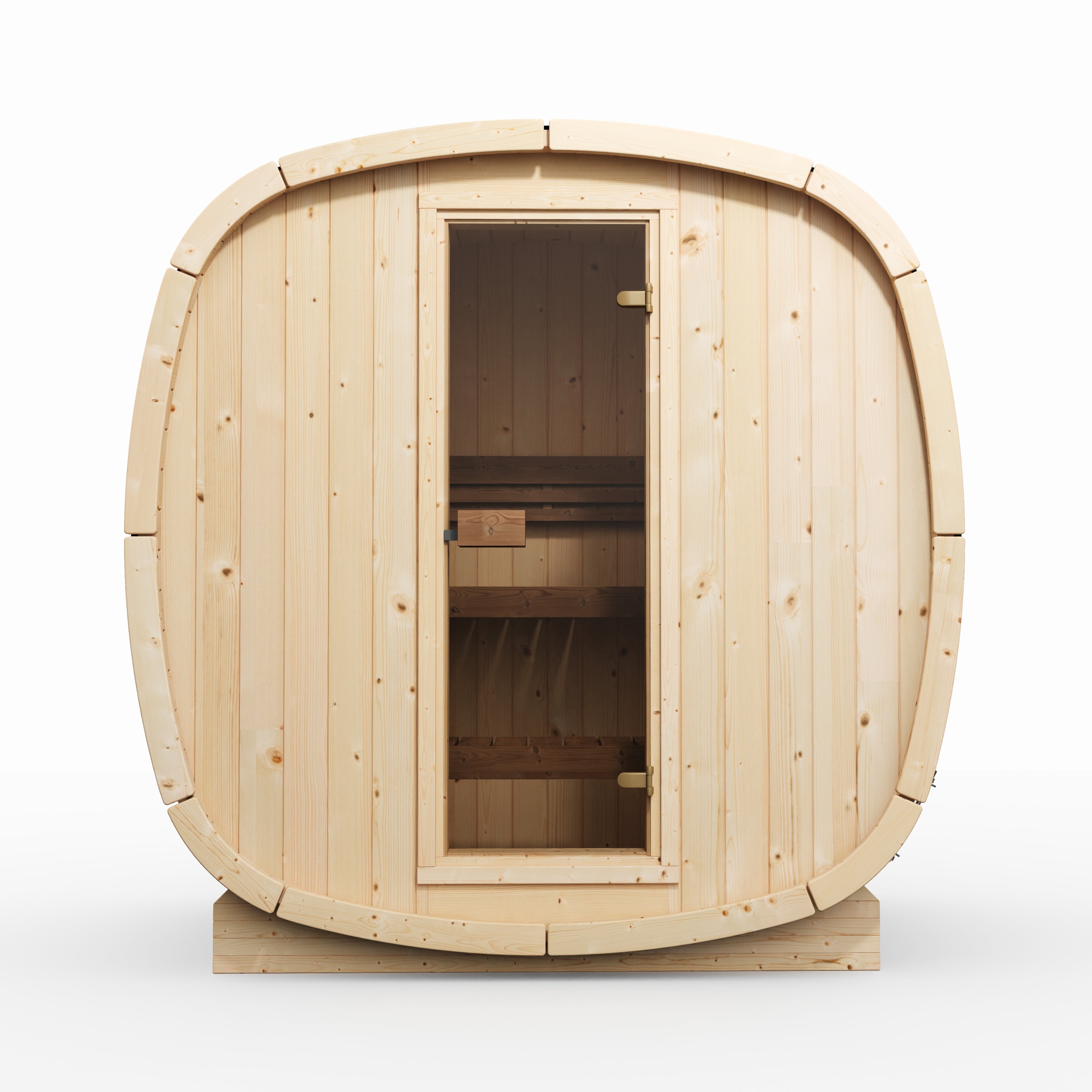 Outdoor 4-5 Person Nordic Spruce Cube Sauna - SKOG 3 Edition | Home & Garden