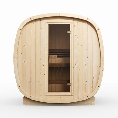 Outdoor 3-4 Person Nordic Spruce Cube Sauna - SKOG 2 Edition | Home & Garden