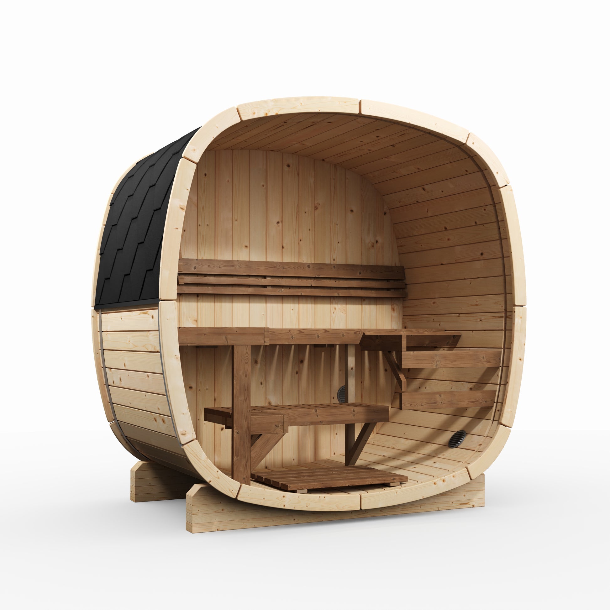 Outdoor 3-4 Person Nordic Spruce Cube Sauna - SKOG 2 Edition | Home & Garden