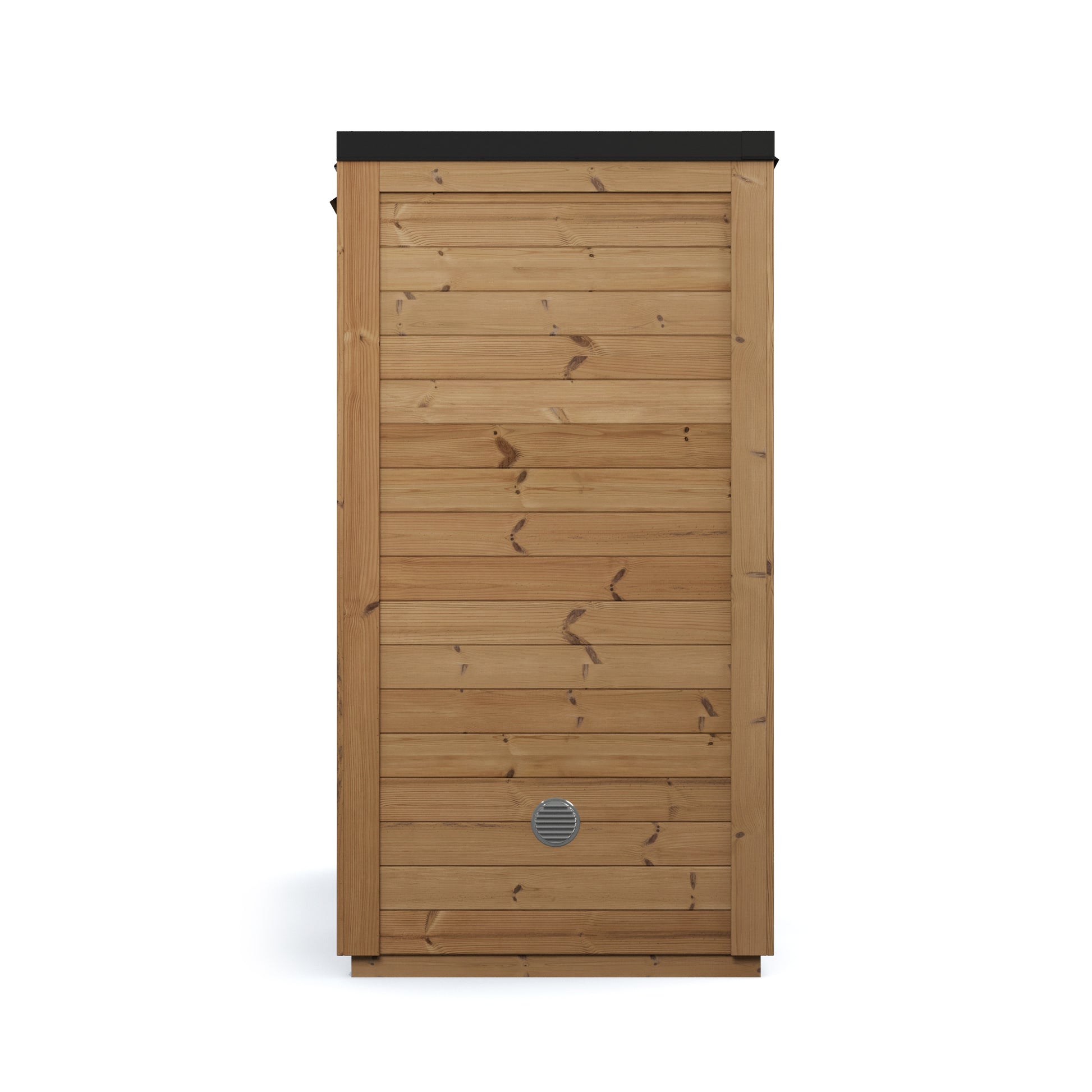 SaunaSupply ELLA Cube III Thermowood 4 Person Outdoor Sauna - Includes Bucket, Ladle, Thermometor, SupiOil