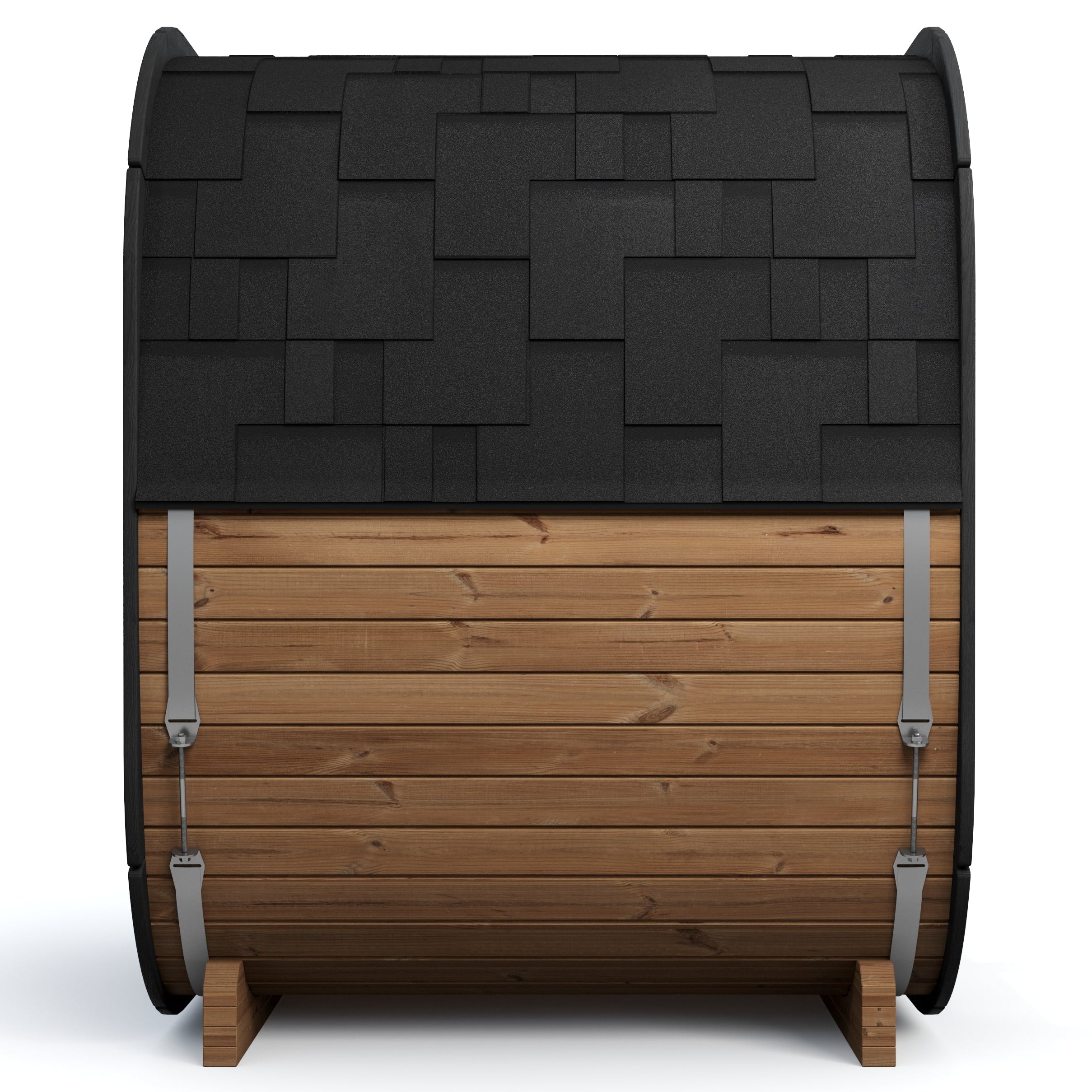 SaunaSupply 3-4 Person Large Outdoor Thermowood Cube Sauna - ALASKA Edition | Includes Heater & Accessories