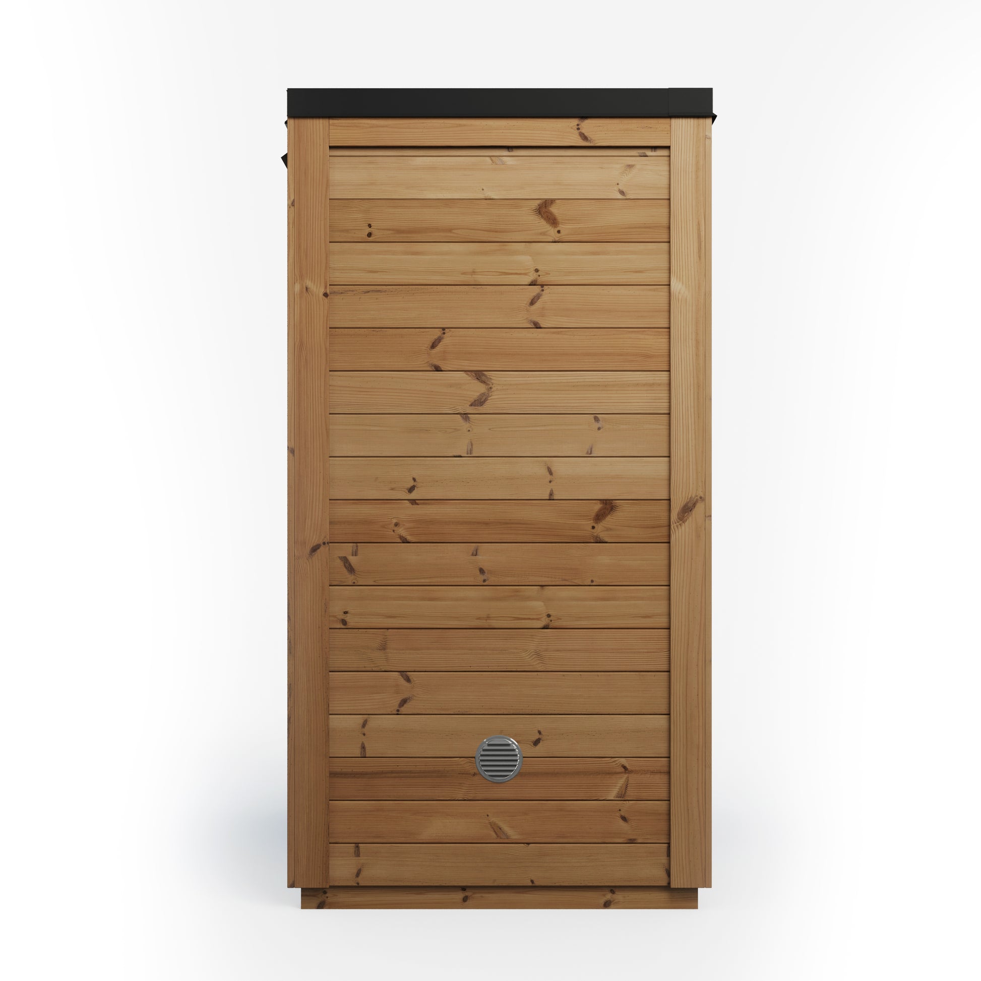 SaunaSupply ILLI Cube II Thermowood 3 Person Outdoor Sauna - Includes Bucket, Ladle, Thermometor, SupiOil