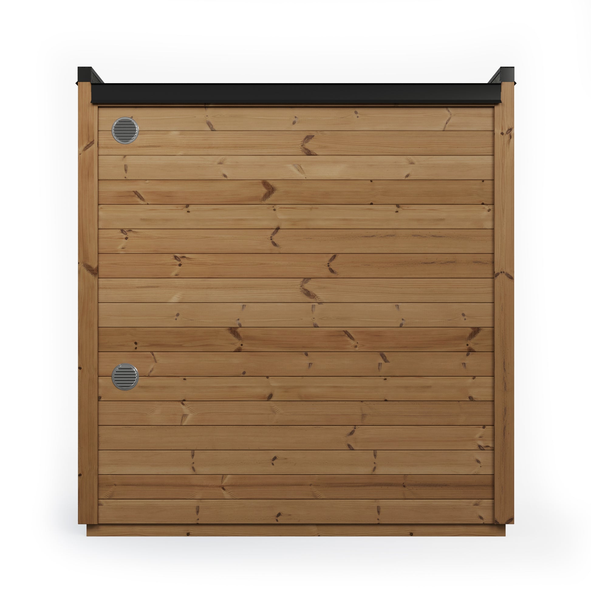 SaunaSupply ILLI Cube II Thermowood 3 Person Outdoor Sauna - Includes Bucket, Ladle, Thermometor, SupiOil