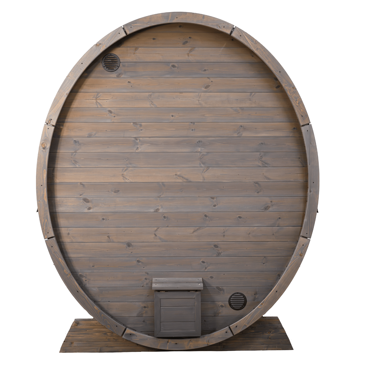 SaunaSupply KLAABU Deluxe Thermowood Outdoor Barrel Sauna - 4 People