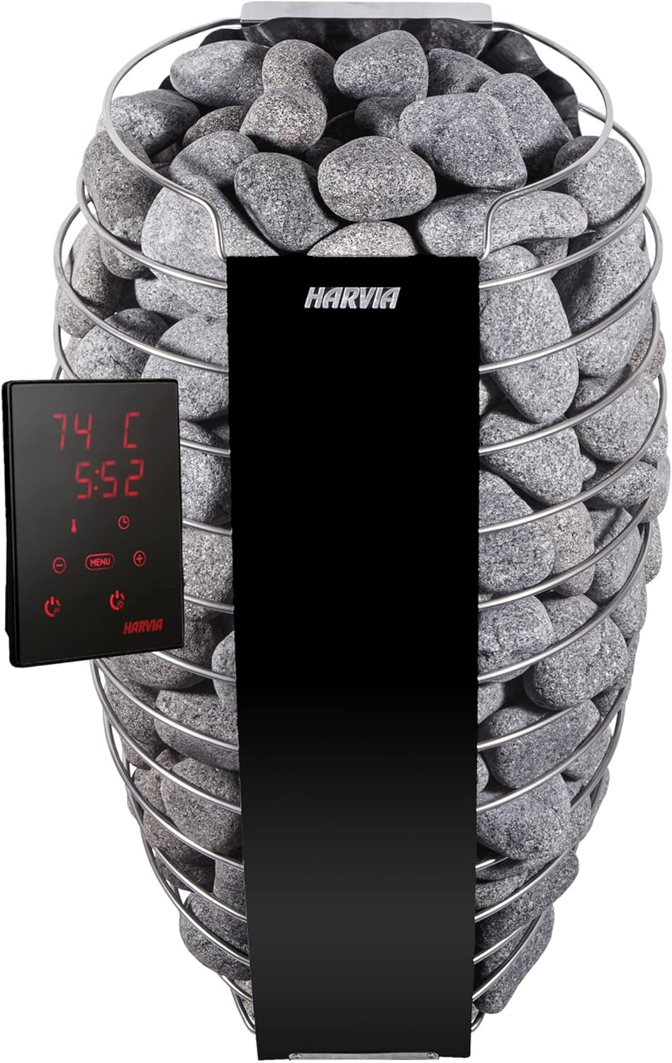 Electric heater Harvia Spirit SP60XW 6,0 kW WiFi black (with controls)