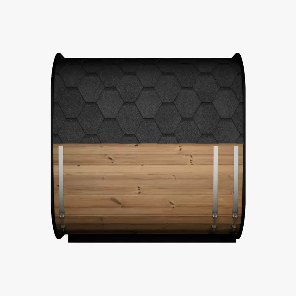 6 Person Extra Large Outdoor Premium Thermowood Cube Sauna - HELK Edition | Home & Garden | Includes SupiOil Protection