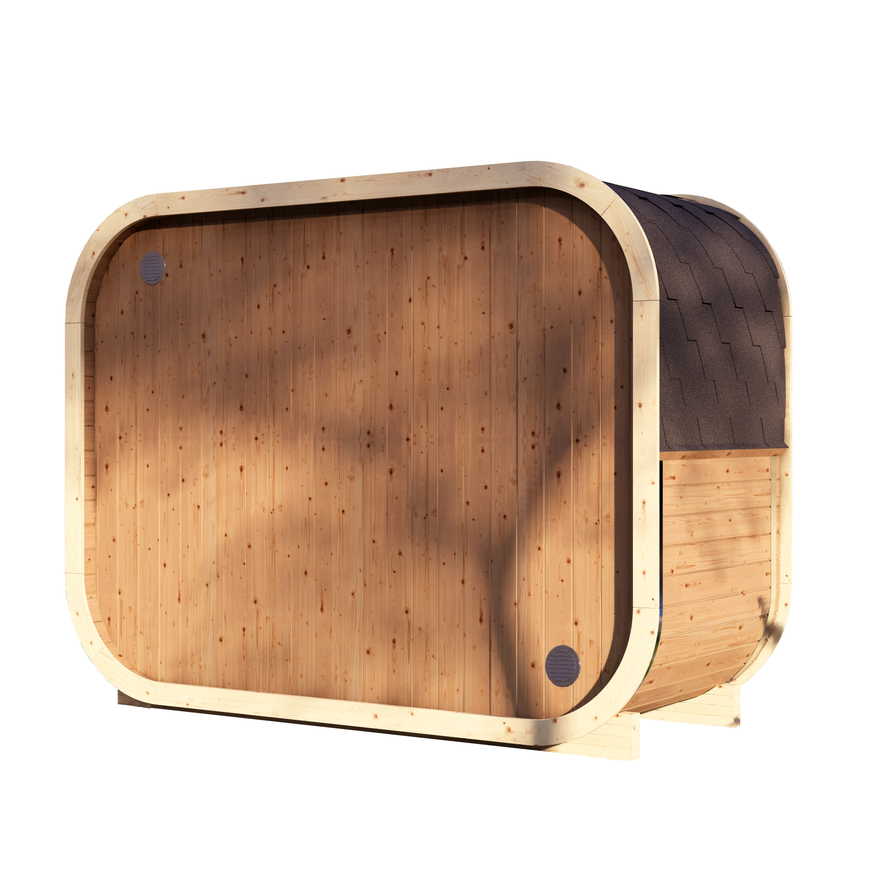 SaunaSupply ALLA H2 Thermowood Outdoor Sauna - 4 Person