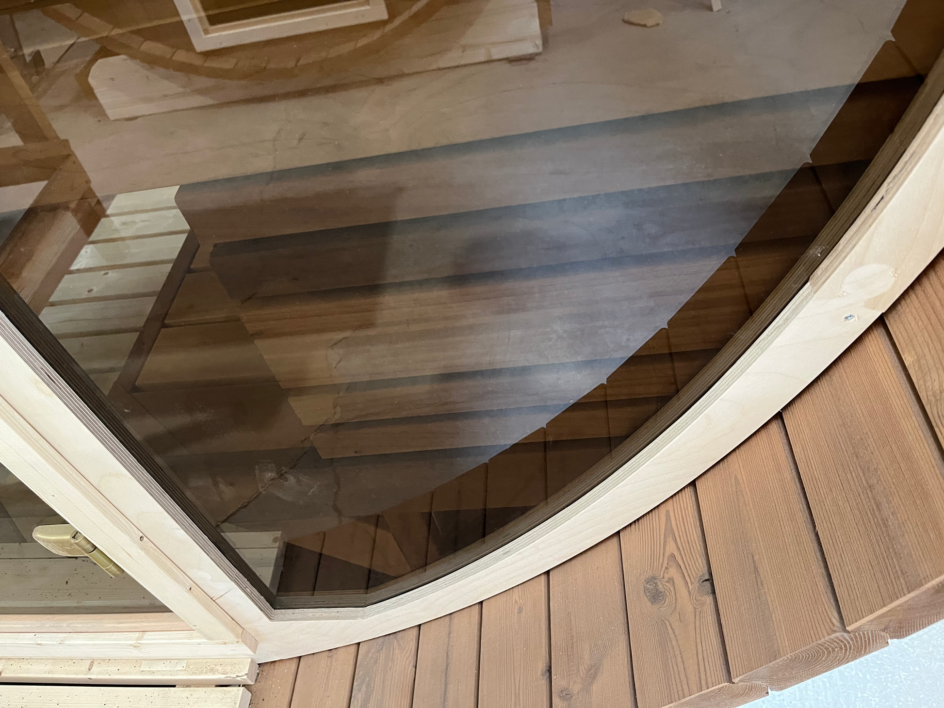 SaunaSupply ITI 280 Deluxe Thermowood Outdoor Barrel Sauna - 8 People