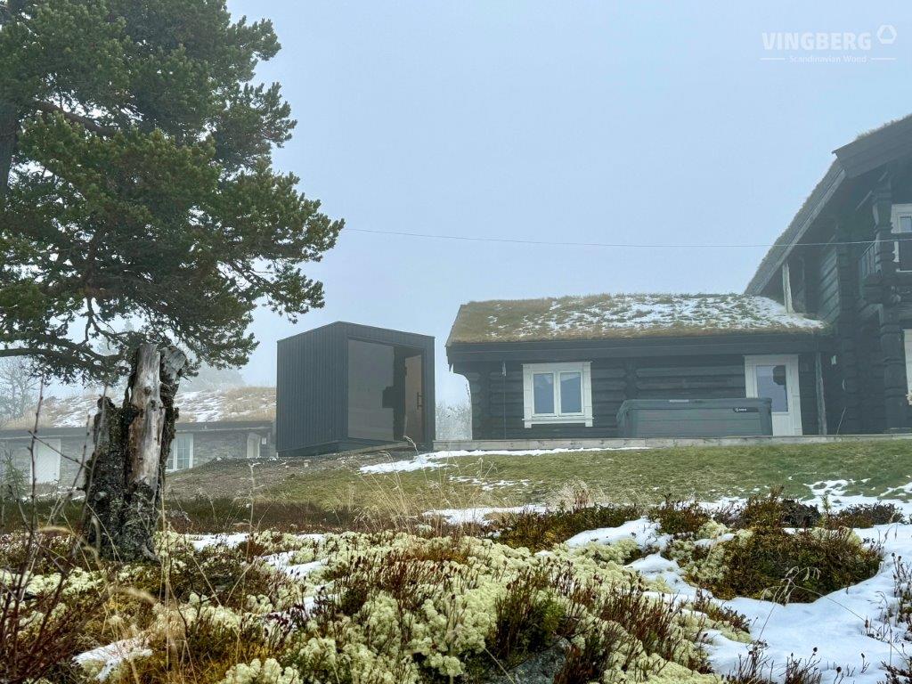 Scandit 5 Outdoor Thermowood Sauna - 4 Person