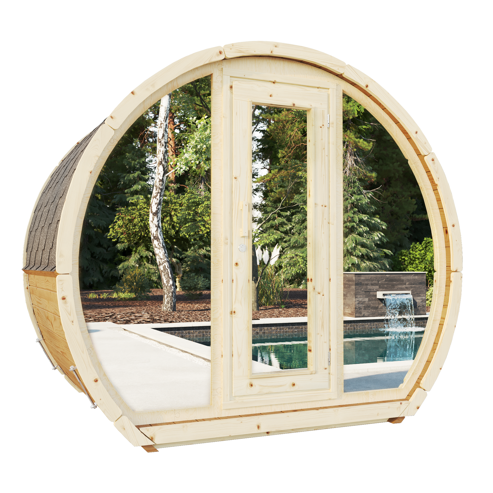 SaunaSupply SUSI 160 Thermowood Outdoor Sauna - 3 Person