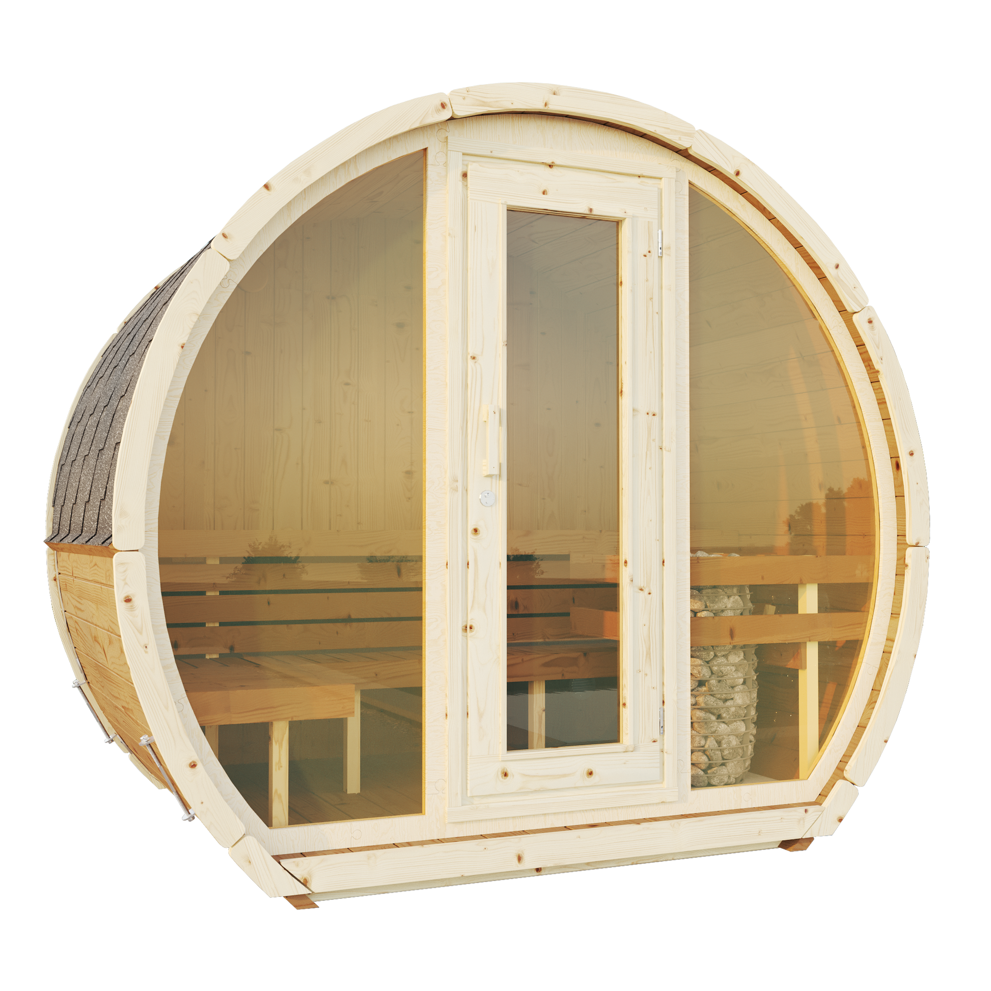 SaunaSupply SUSI 160 Thermowood Outdoor Sauna - 3 Person