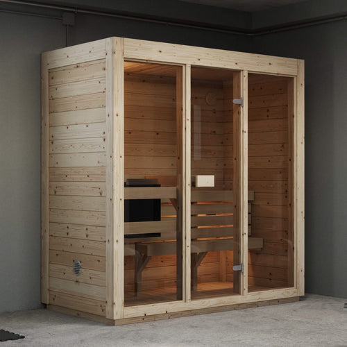 Dry Pine Indoor Sauna - ELLA M Edition | Home & Garden (3-4 Person)