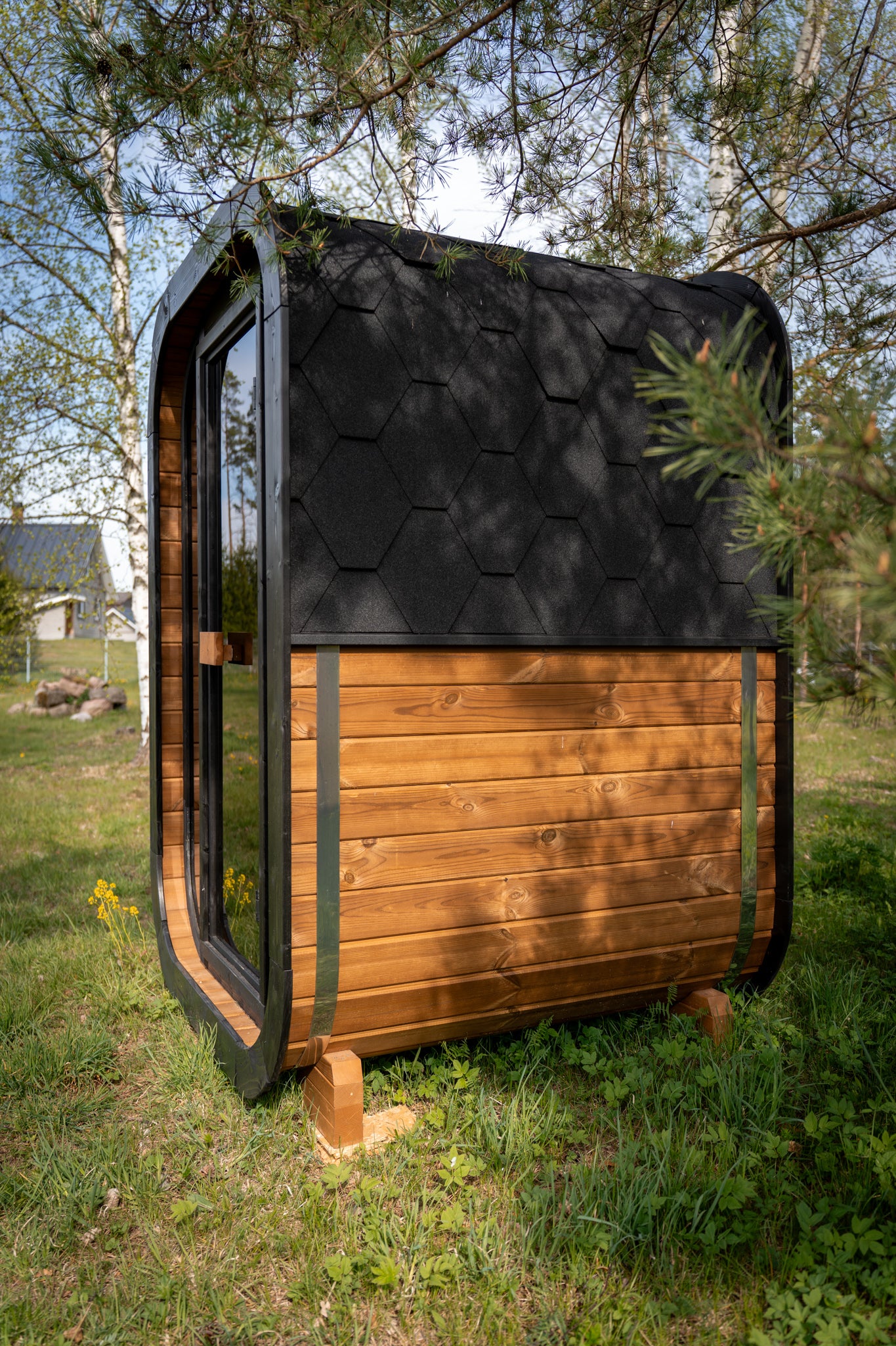 Outdoor 1-2 Person Cube Sauna - SKOG Edition | Home & Garden