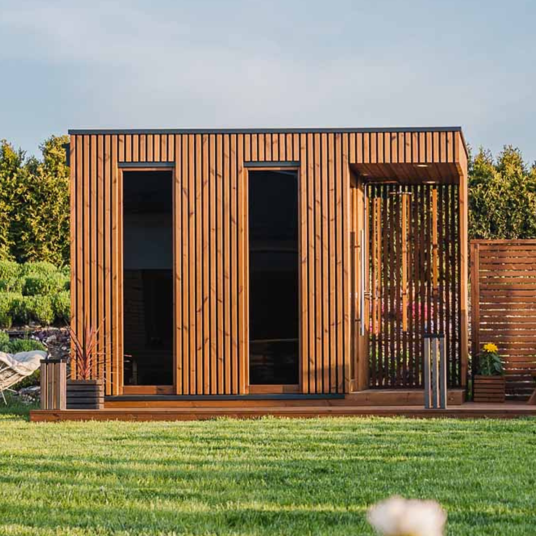 Scandit 8 Outdoor Thermowood Sauna - 4 Person