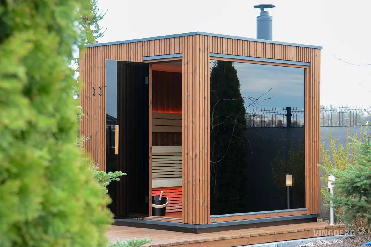 Scandit 5 Outdoor Thermowood Sauna - 4 Person