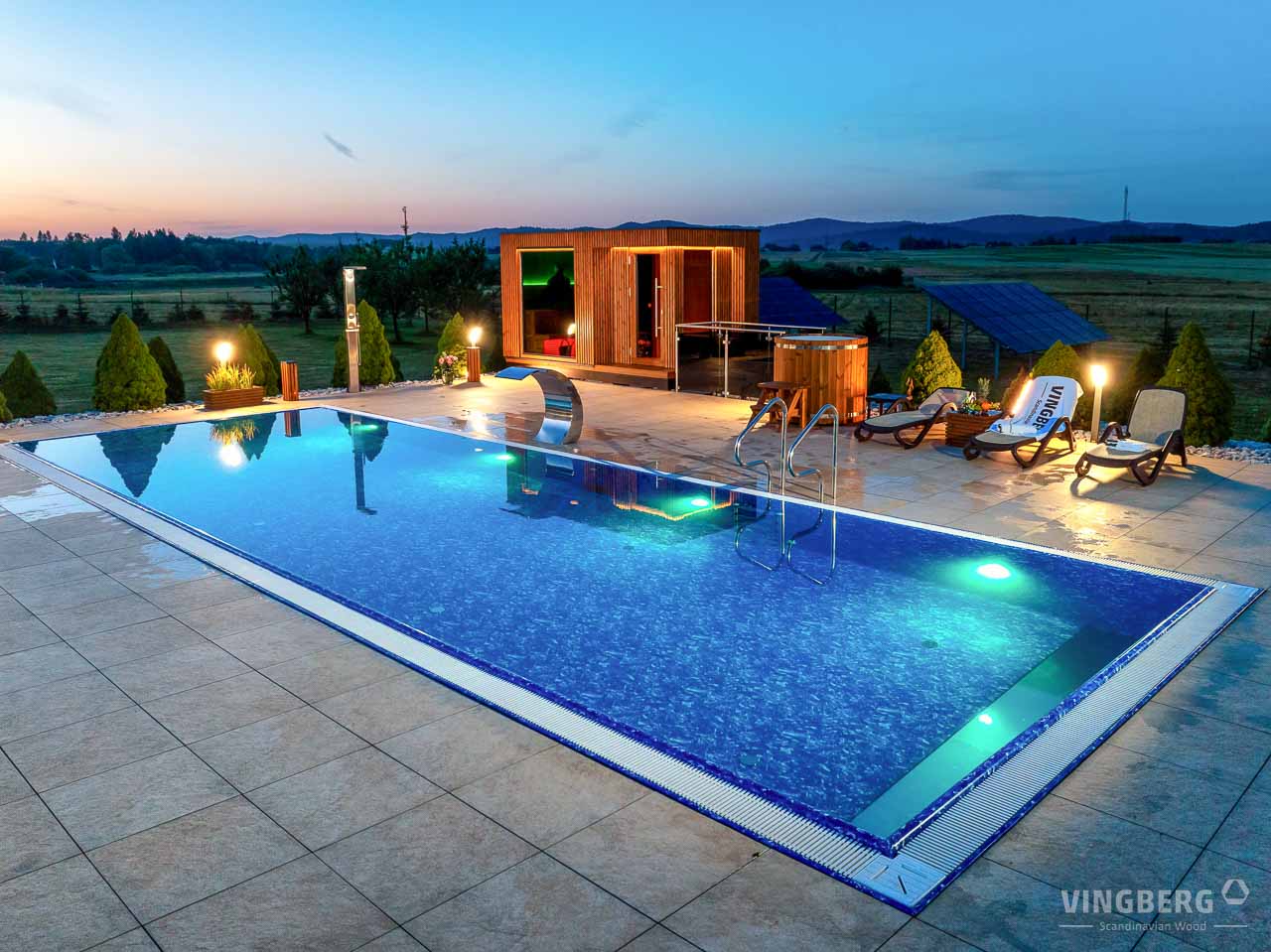 Scandit 10 Outdoor Thermowood Sauna - 6 Person