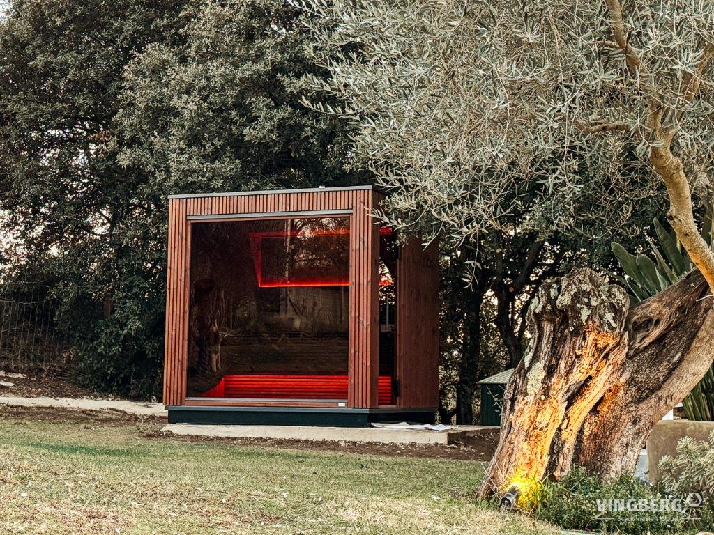 Scandit 5 Outdoor Thermowood Sauna - 4 Person