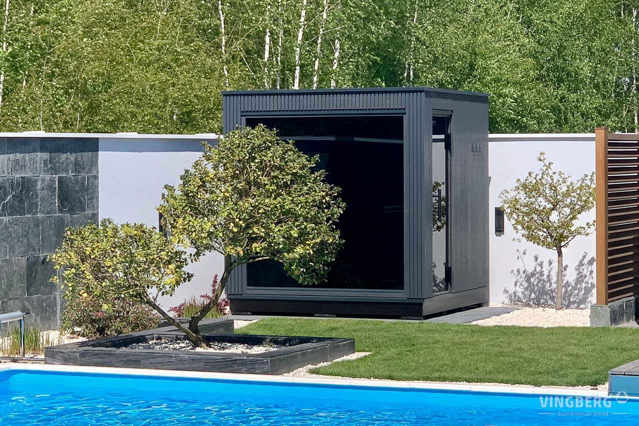 Scandit 5 Outdoor Thermowood Sauna - 4 Person