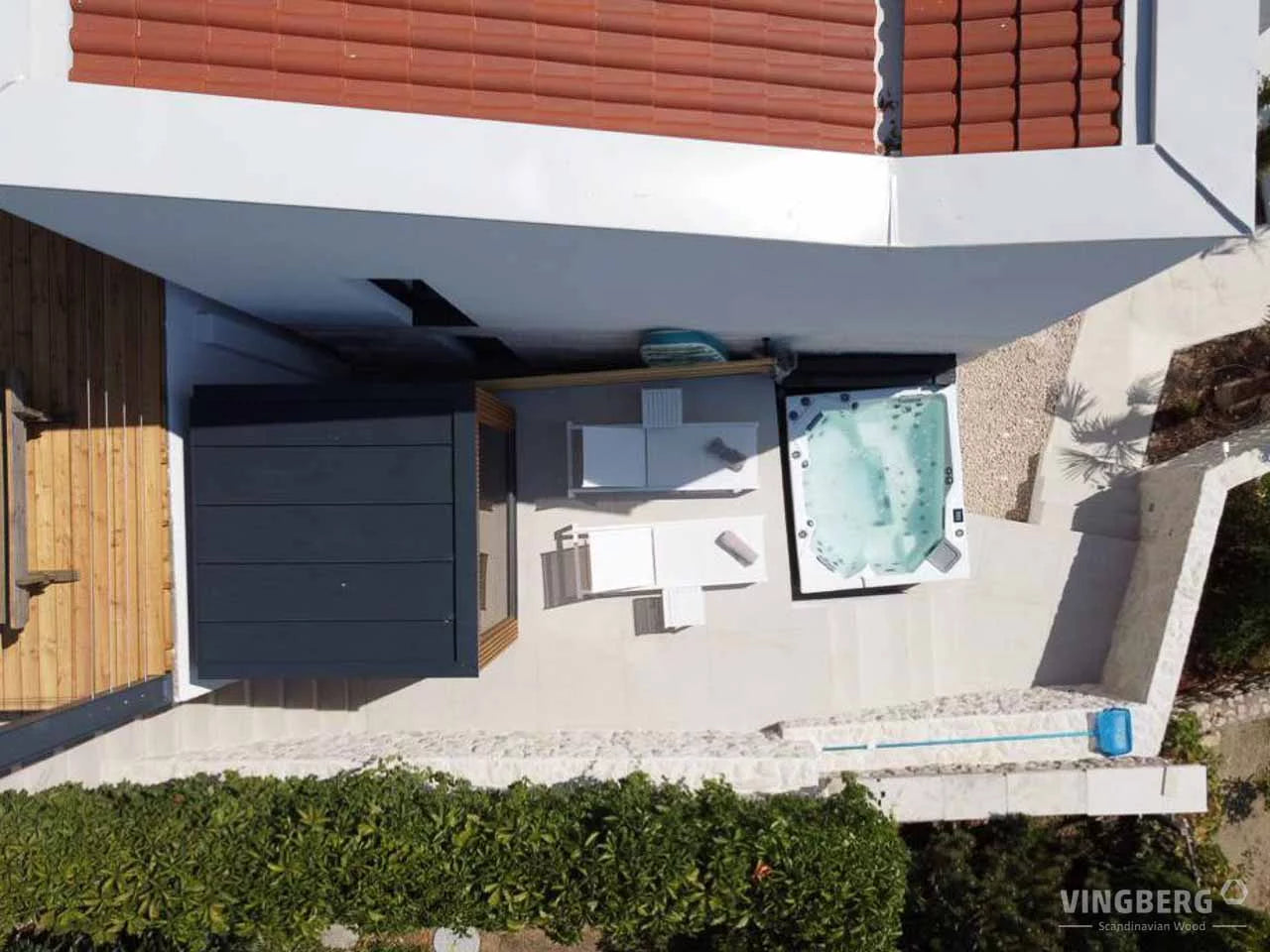 Scandit 5 Outdoor Thermowood Sauna - 4 Person