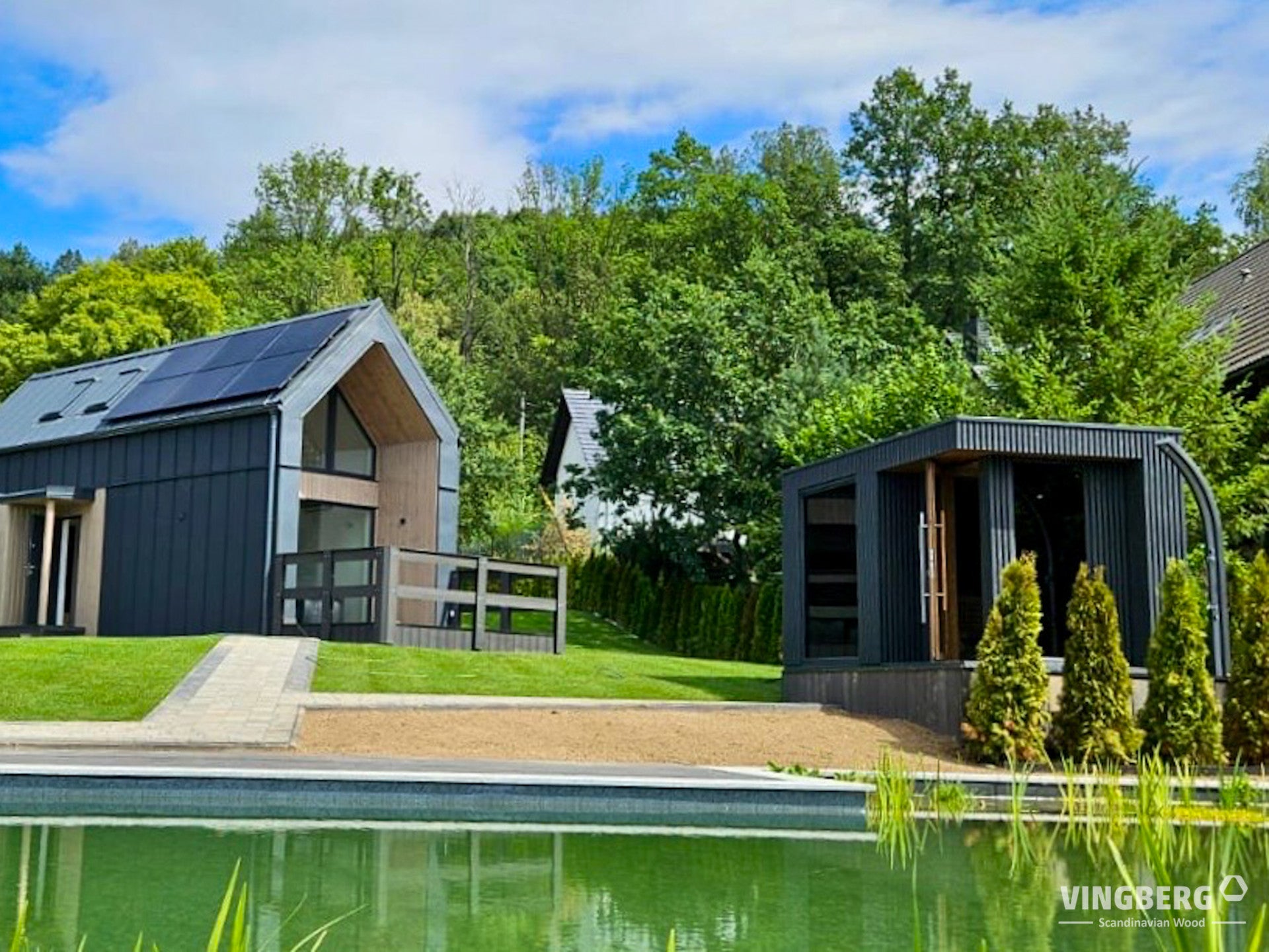 Scandit 10 Outdoor Thermowood Sauna - 6 Person