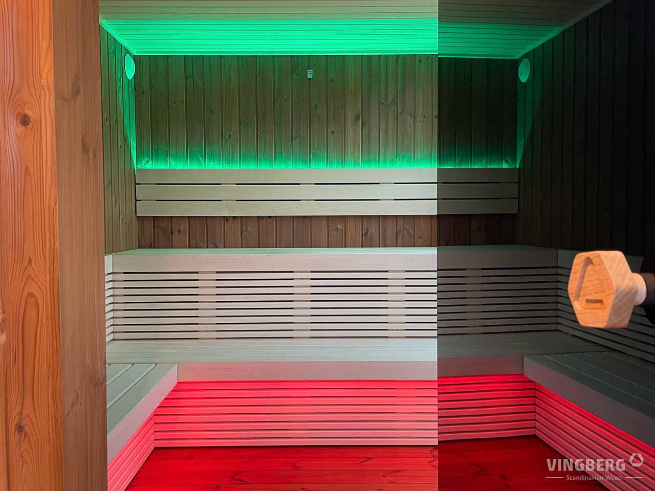 Scandit 10 Outdoor Thermowood Sauna - 6 Person