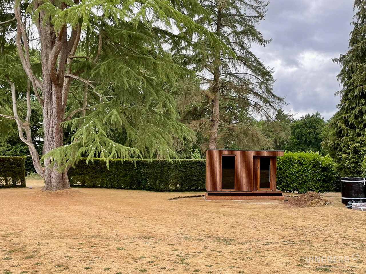 Scandit 10 Outdoor Thermowood Sauna - 6 Person