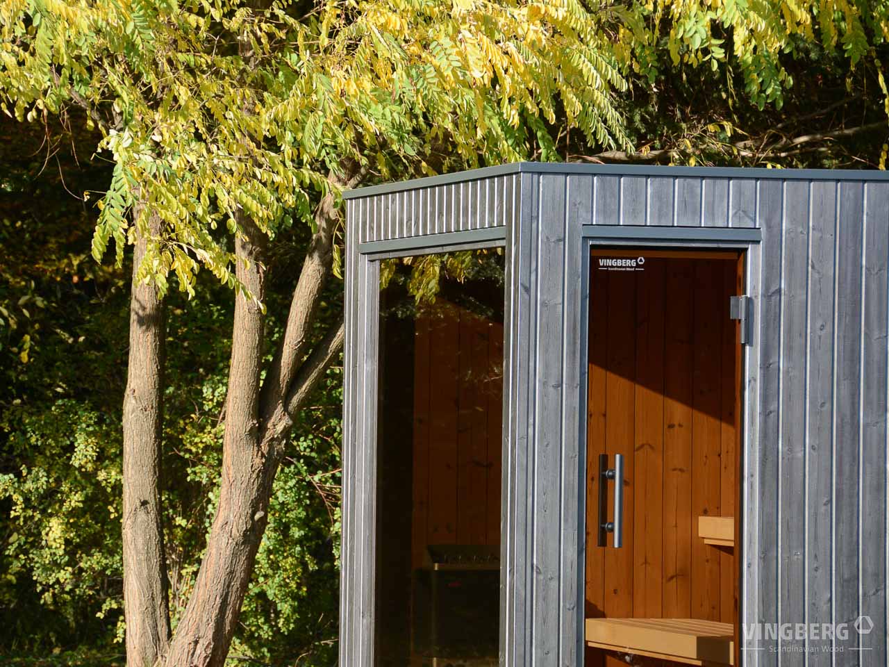 Scandit 5 Outdoor Thermowood Sauna - 4 Person