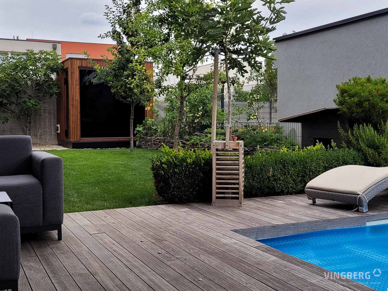 Scandit 5 Outdoor Thermowood Sauna - 4 Person