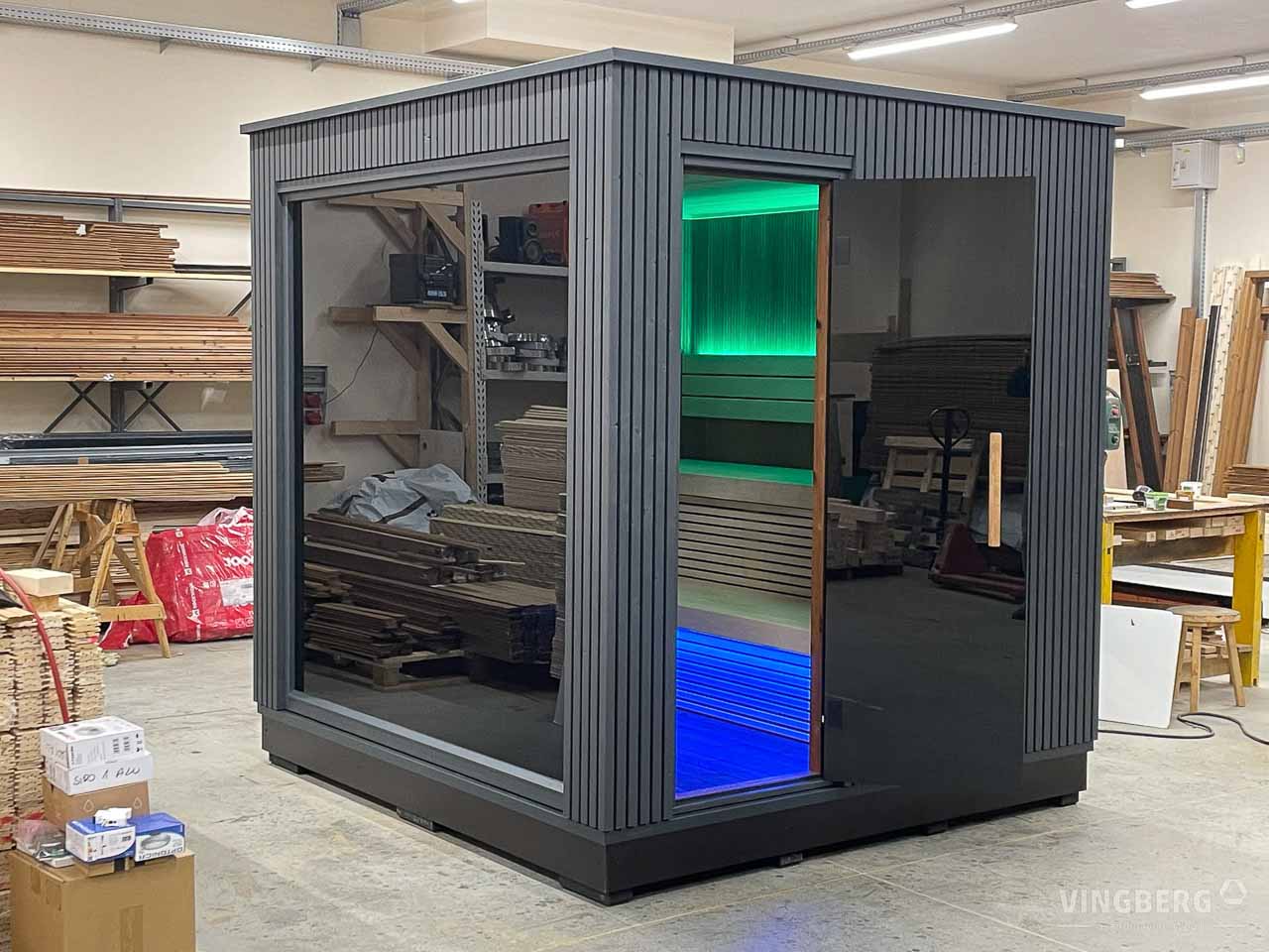 Scandit 5 Outdoor Thermowood Sauna - 4 Person