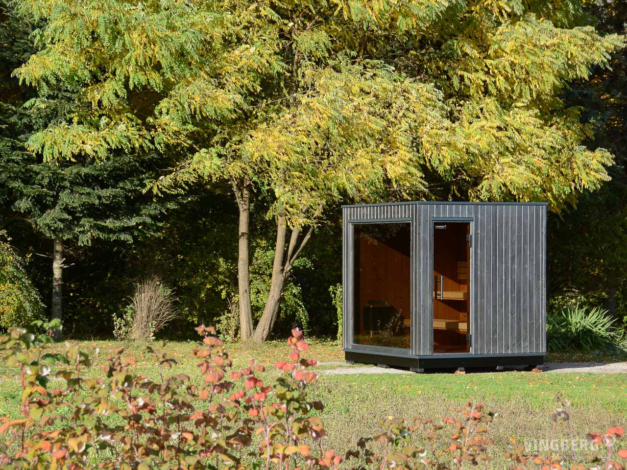 Scandit 5 Outdoor Thermowood Sauna - 4 Person