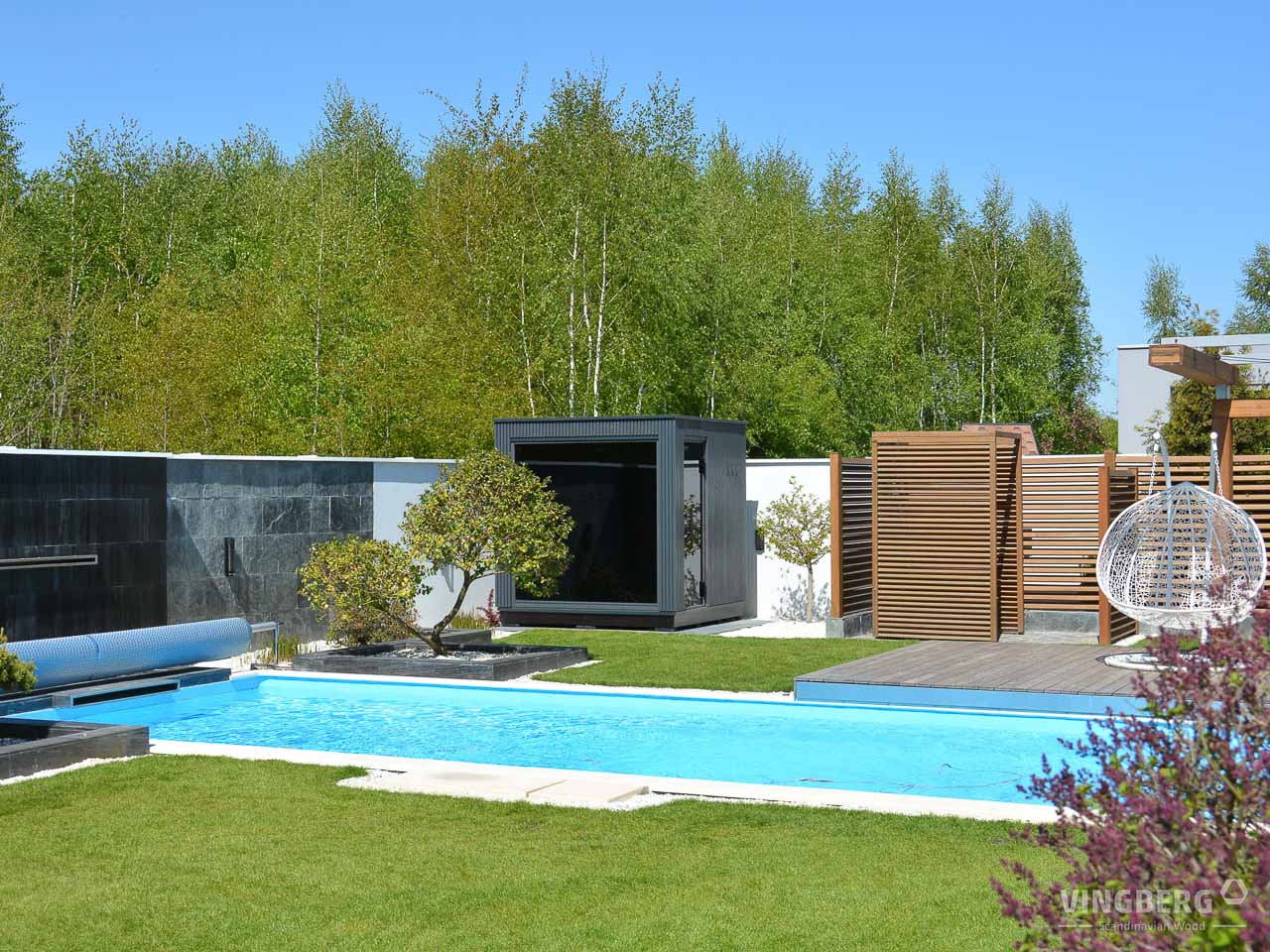 Scandit 5 Outdoor Thermowood Sauna - 4 Person