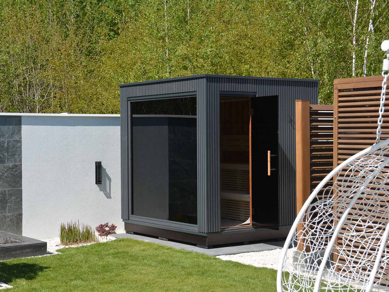 Scandit 5 Outdoor Thermowood Sauna - 4 Person