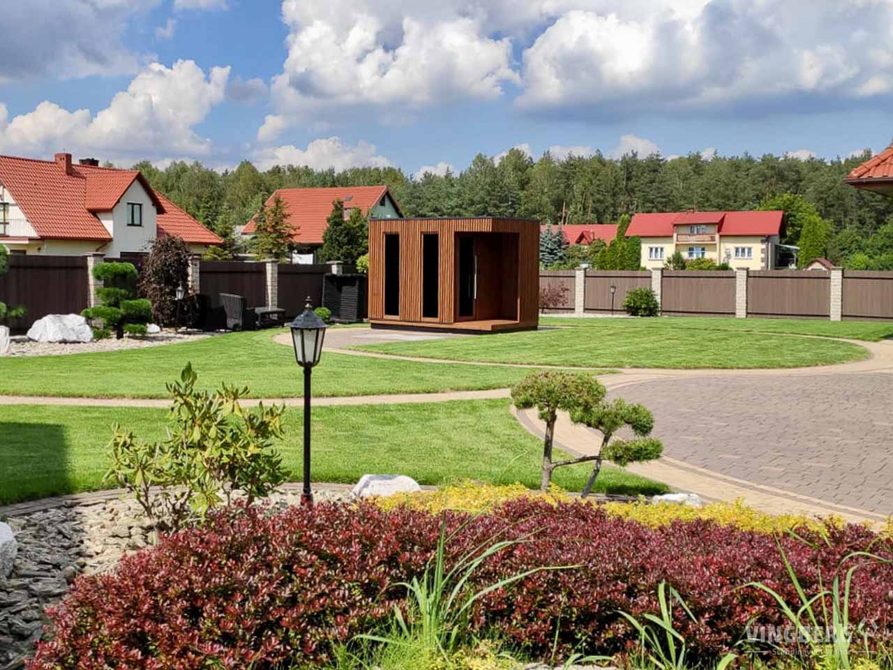 Scandit 8 Outdoor Thermowood Sauna - 4 Person