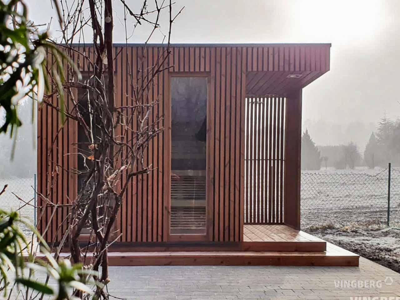 Scandit 8 Outdoor Thermowood Sauna - 4 Person