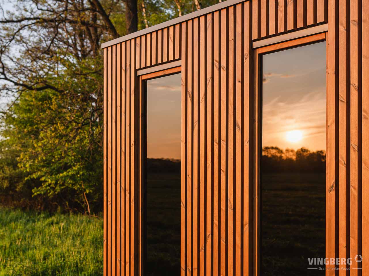 Scandit 8 Outdoor Thermowood Sauna - 4 Person