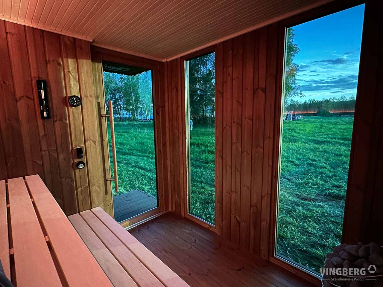 Scandit 8 Outdoor Thermowood Sauna - 4 Person