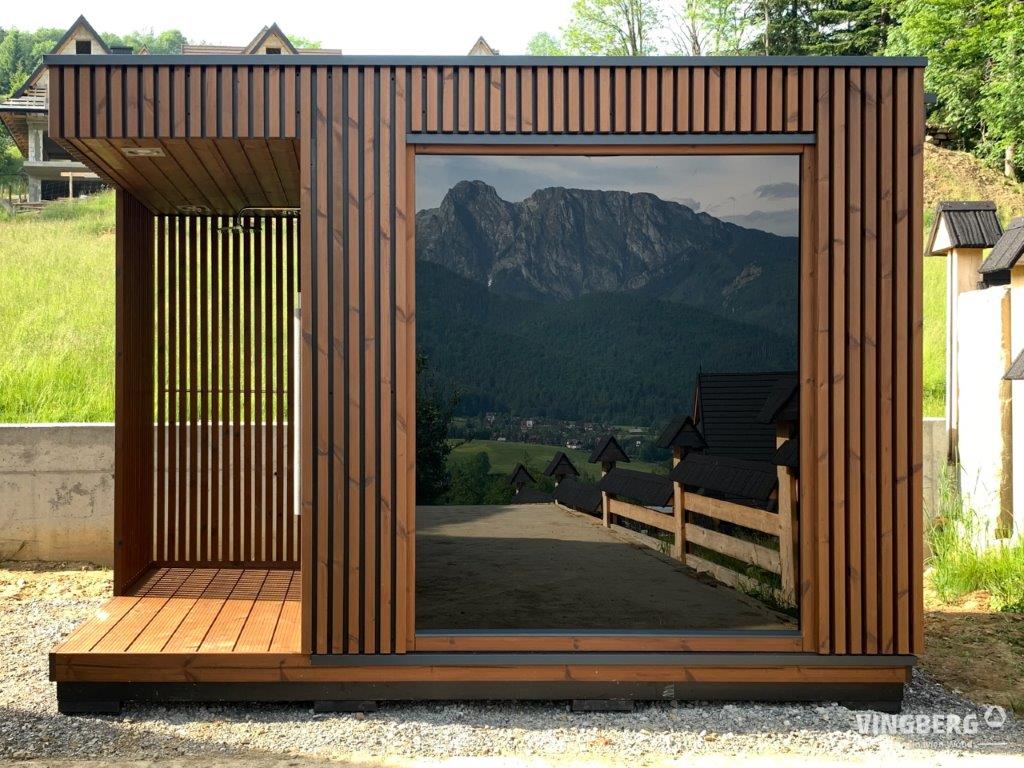 Scandit 8 Outdoor Thermowood Sauna - 4 Person