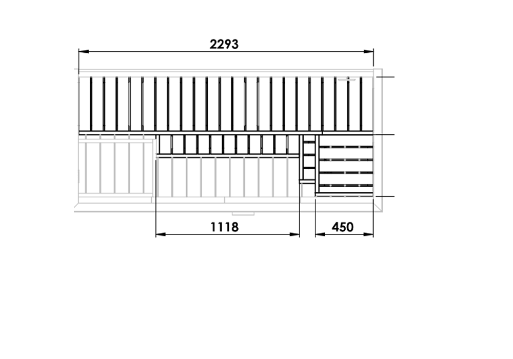 SaunaSupply 4 Person Outdoor Thermowood Cube Sauna - ELLA XL Black Edition | Includes Heater & Accessories