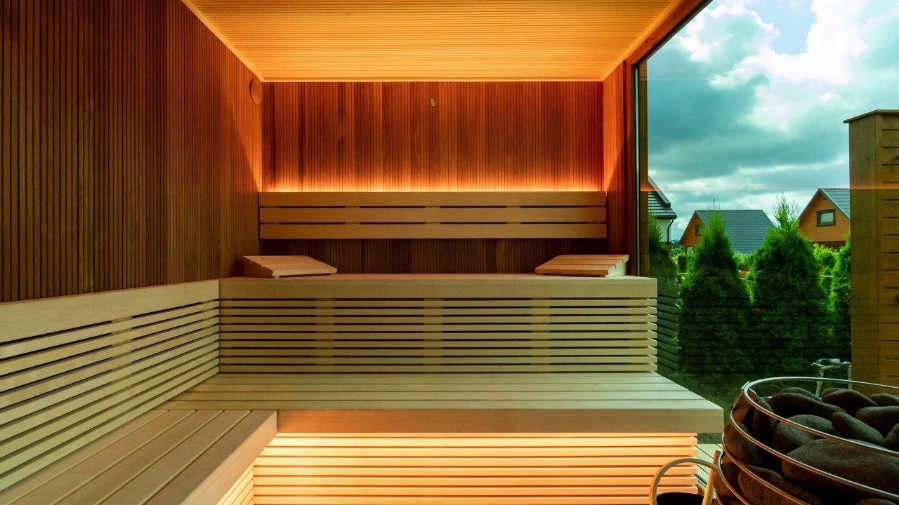 Scandit 10 Outdoor Thermowood Sauna - 6 Person