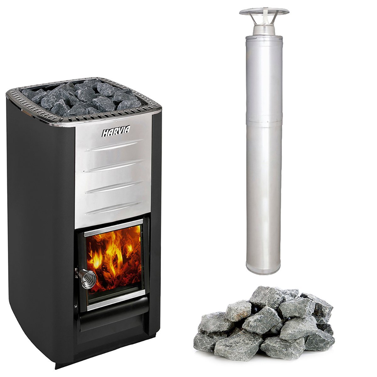 Harvia M3 Wood Burning Stove Set